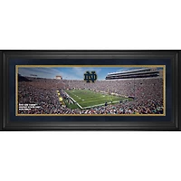 Notre Dame Fighting Irish Framed 10" x 30" Notre Dame Stadium Panoramic Photograph