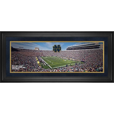 Notre Dame Fighting Irish Framed 10" x 30" Notre Dame Stadium Panoramic Photograph