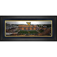 West Virginia Mountaineers Framed 10" x 30" Mountaineer Field at Milan Puskar Stadium Panoramic Photograph