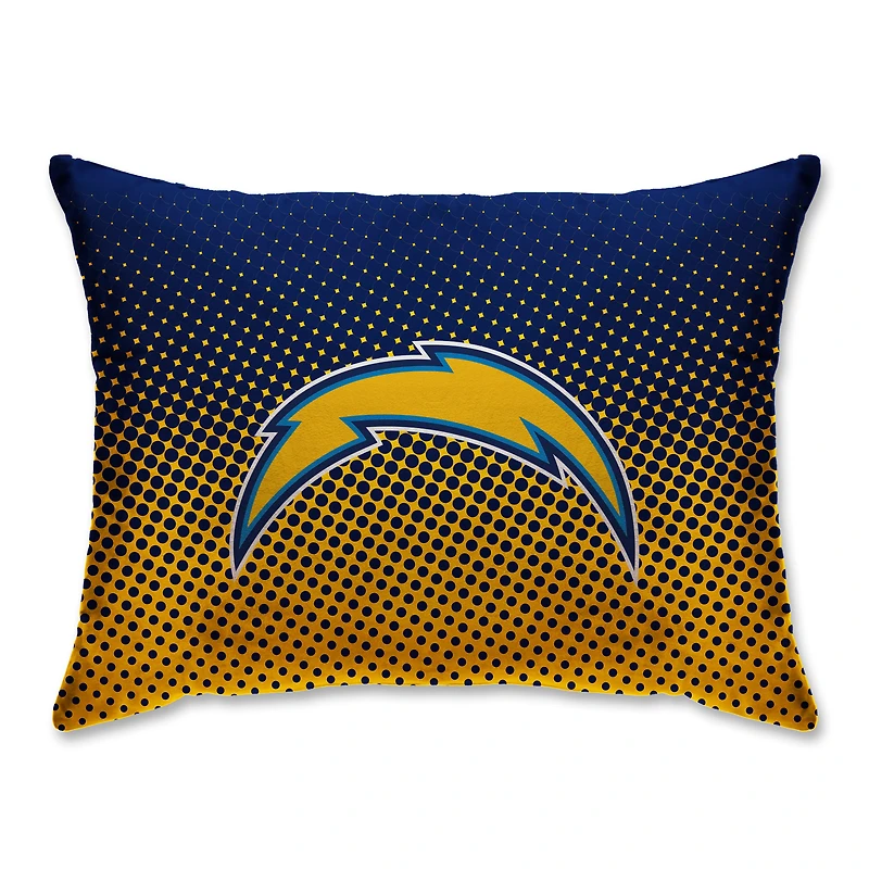 LA Chargers 20" x 26" Dot Decorative Bed Pillow