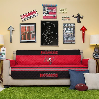 Red Tampa Bay Buccaneers Sofa Protector