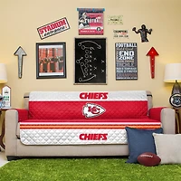 Red Kansas City Chiefs Sofa Protector