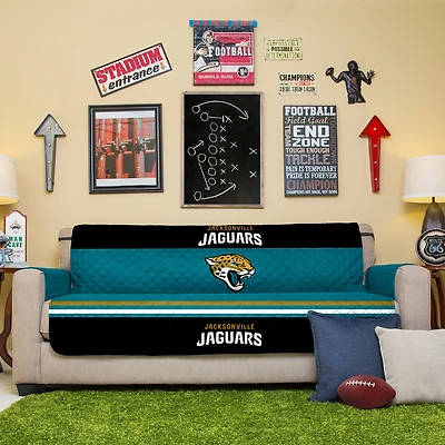 Teal Jacksonville Jaguars Sofa Protector