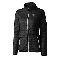 Women's Cutter & Buck Black Texas A&M Aggies Rainier Full-Zip Puffer Jacket
