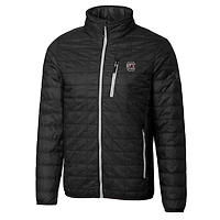 Men's Cutter & Buck Black South Carolina Gamecocks Rainier Full-Zip Jacket