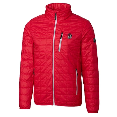 Men's Cutter & Buck Red Georgia Bulldogs Rainier Full-Zip Jacket