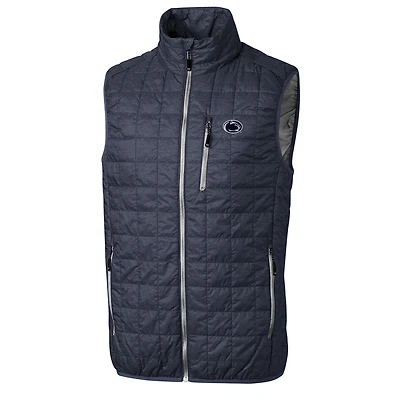 Men's Cutter & Buck Navy Penn State Nittany Lions Rainier Full-Zip Vest