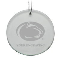 Penn State Nittany Lions Round Crystal Personalized Ornament