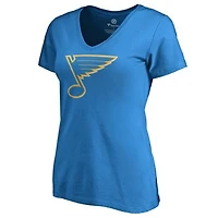 Women's Blue St. Louis Blues Team Alternate V-Neck T-Shirt