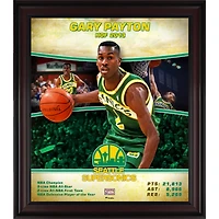 Gary Payton Seattle Supersonics Framed 15" x 17" Hardwood Classics Player Collage