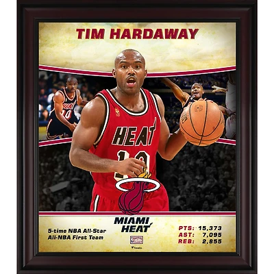 Tim Hardaway Miami Heat Framed 15" x 17" Hardwood Classics Player Collage