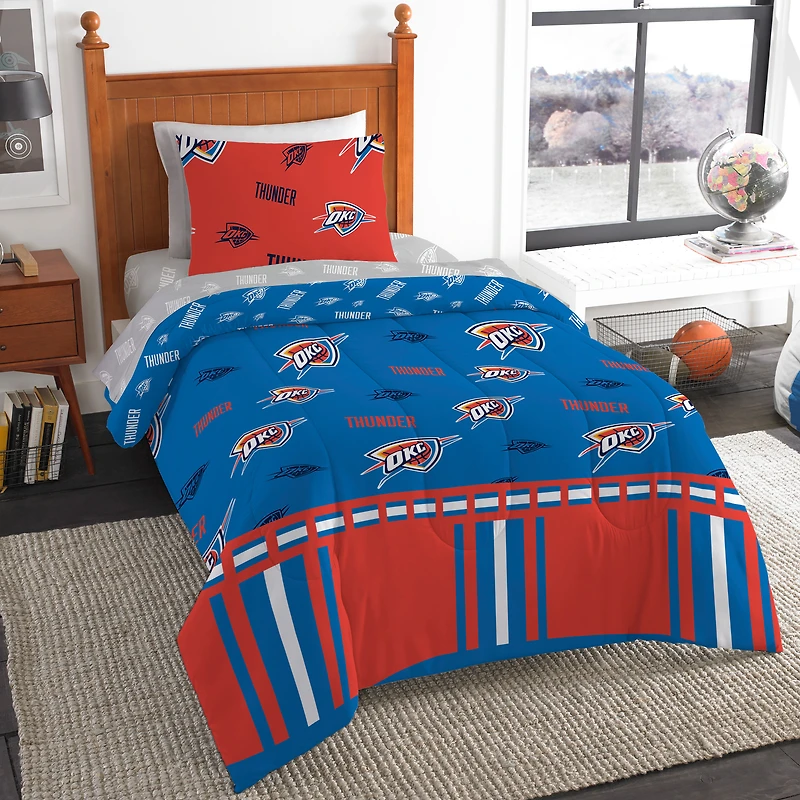 The Northwest Company Oklahoma City Thunder 4-Piece Twin Bed in a Bag Set