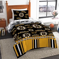 The Northwest Company Boston Bruins 4-Piece Twin Bed in a Bag Set