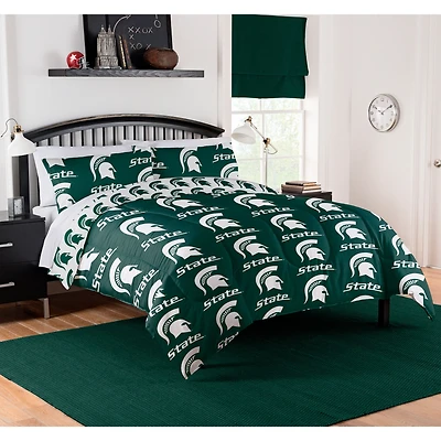 The Northwest Company Michigan State Spartans 5-Piece Queen Bed in a Bag Set