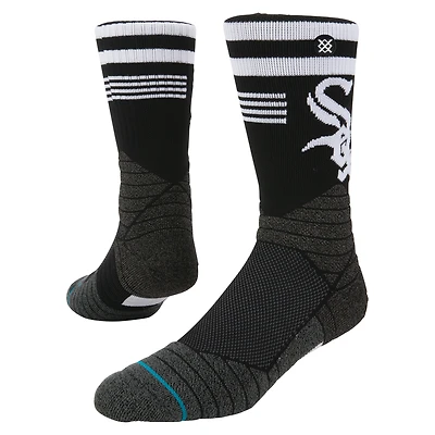 Men's Stance Black Chicago White Sox Diamond Pro Crew Socks