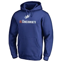 Men's Royal FC Cincinnati Victory Arch Pullover Hoodie