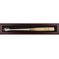 Boston Red Sox 2018 MLB World Series Champions Mahogany Framed Wall-Mounted Logo Bat Display Case