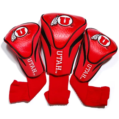 Utah Utes 3-Pack Contour Headcover Set
