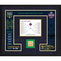 Notre Dame Fighting Irish Framed 20" x 24" 2018 NCAA Women's Basketball National Champions Collage with Game-Used Court from the 2018 Final Four - Limited Edition of 500