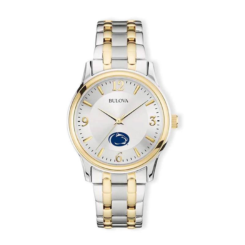 Bulova Silver/Gold Penn State Nittany Lions Classic Two-Tone Round Watch