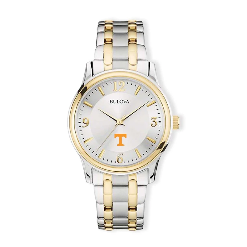 Bulova Silver/Gold Tennessee Volunteers Classic Two-Tone Round Watch