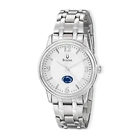 Men's Bulova Silver Penn State Nittany Lions Stainless Steel Quartz Watch