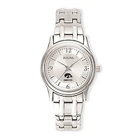Women's Silver Iowa Hawkeyes Stainless Steel Quartz Watch