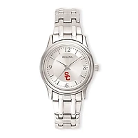 Women's Silver USC Trojans Stainless Steel Quartz Watch