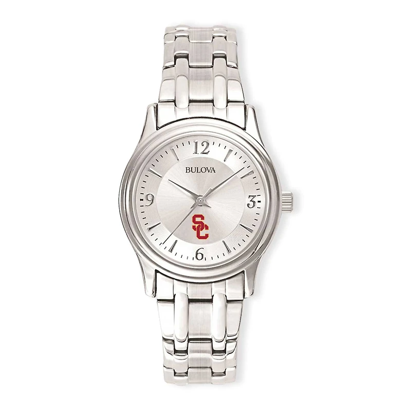 Women's Silver USC Trojans Stainless Steel Quartz Watch