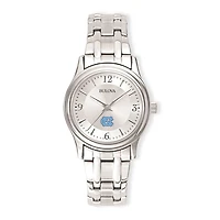 Women's Silver North Carolina Tar Heels Stainless Steel Quartz Watch