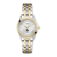 Women's Bulova Silver/Gold Iowa Hawkeyes Classic Two-Tone Round Watch