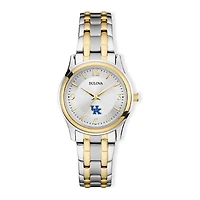 Women's Bulova Silver/Gold Kentucky Wildcats Classic Two-Tone Round Watch