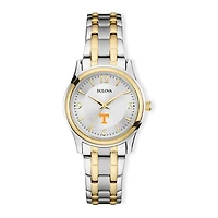Women's Bulova Silver/Gold Tennessee Volunteers Classic Two-Tone Round Watch