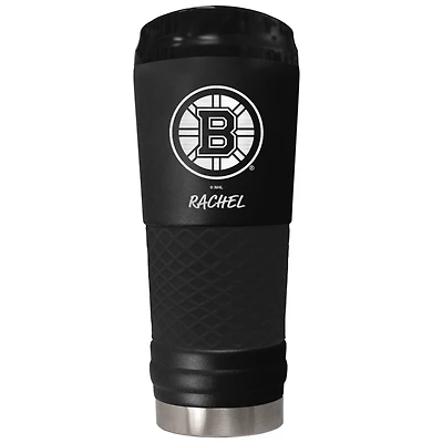 Black Boston Bruins 24oz. Personalized Stealth Draft Beverage Cup