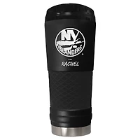 Black New York Islanders 24oz. Personalized Stealth Draft Beverage Cup