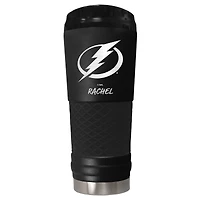 Black Tampa Bay Lightning 24oz. Personalized Stealth Draft Beverage Cup