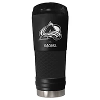 Black Colorado Avalanche 24oz. Personalized Stealth Draft Beverage Cup