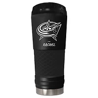 Black Columbus Blue Jackets 24oz. Personalized Stealth Draft Beverage Cup