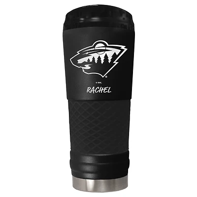 Black Minnesota Wild 24oz. Personalized Stealth Draft Beverage Cup
