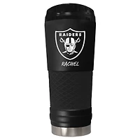 Black Las Vegas Raiders 24oz. Personalized Stealth Draft Beverage Cup