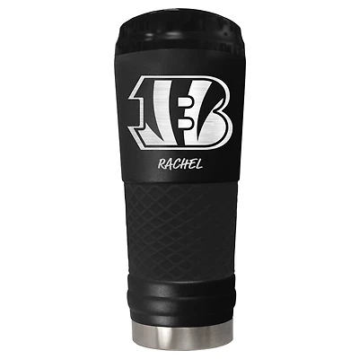 Black Cincinnati Bengals 24oz. Personalized Stealth Draft Beverage Cup