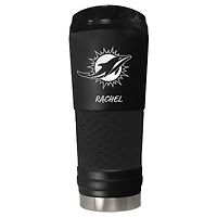 Black Miami Dolphins 24oz. Personalized Stealth Draft Beverage Cup
