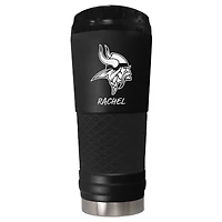 Black Minnesota Vikings 24oz. Personalized Stealth Draft Beverage Cup