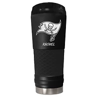 Black Tampa Bay Buccaneers 24oz. Personalized Stealth Draft Beverage Cup