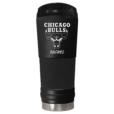 Black Chicago Bulls 24oz. Personalized Stealth Draft Beverage Cup