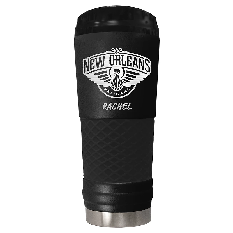 Black New Orleans Pelicans 24oz. Personalized Stealth Draft Beverage Cup