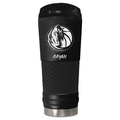 Black Dallas Mavericks 24oz. Personalized Stealth Draft Beverage Cup