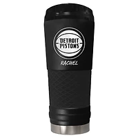 Black Detroit Pistons 24oz. Personalized Stealth Draft Beverage Cup