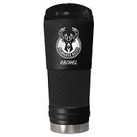 Black Milwaukee Bucks 24oz. Personalized Stealth Draft Beverage Cup