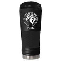 Black Minnesota Timberwolves 24oz. Personalized Stealth Draft Beverage Cup